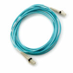 Hewlett Packard Enterprise Storage B-series Switch Cable 2m Multi-mode OM3 50/125um LC/LC 8Gb FC and 10GbE Laser-enhanced Cable 1 Pk Glasvezel kabel Blauw